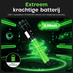 Kochar Titan Zaklamp LED oplaadbaar - 6,000 Lumen - 5 Standen