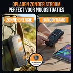 Kochar Solar Powerbank 30000 mAh - Zwart