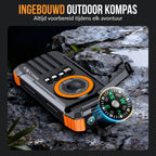 Kochar Solar Powerbank 30000 mAh - Oranje
