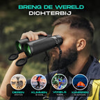 Kochar Verrekijker - 12x42 - BAK4 - Waterdicht - Groene Lens