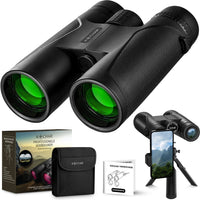 Kochar Verrekijker - 12x42 - Incl. Tripod en Telefoonhouder - BAK4 - Waterdicht - Verrekijker voor volwassenen & kinderen