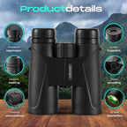 Kochar Verrekijker - 12x42 - Incl. Tripod en Telefoonhouder - BAK4 - Waterdicht - Verrekijker voor volwassenen & kinderen