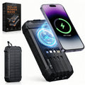 Kochar Solar Powerbank 30000 mAh - Zwart