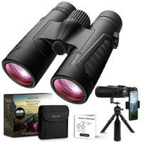 Kochar Verrekijker - 12x42 - BAK4 - Waterdicht -Paarse Lens