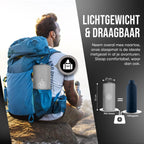 Kochar Slaapmat Zelfopblazend – Met Ingebouwde Voetpomp & Hoofdkussen - Grijs