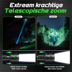Kochar Zaklamp LED oplaadbaar - 5000 Lumen - 26650 mAh Oplaadbare Batterij - 6 Standen